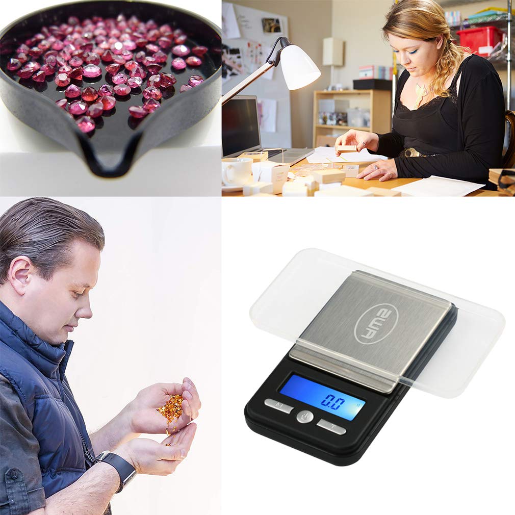 American Weigh Scales Digital Pocket Scale AC Series 650g x 0.1g | High Precision 0.1g Accuracy Mini Gram Scale for Kitchen, Lab, Jewelry, Coin Scale, Small Digital Gram Scale Portable Travel Scale