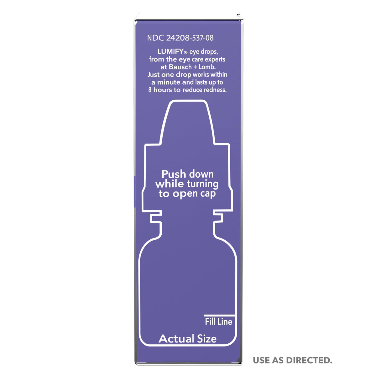 Lumify Redness Relief Eye Drops, Whiter & Brighter Looking Eyes, 0.08 oz