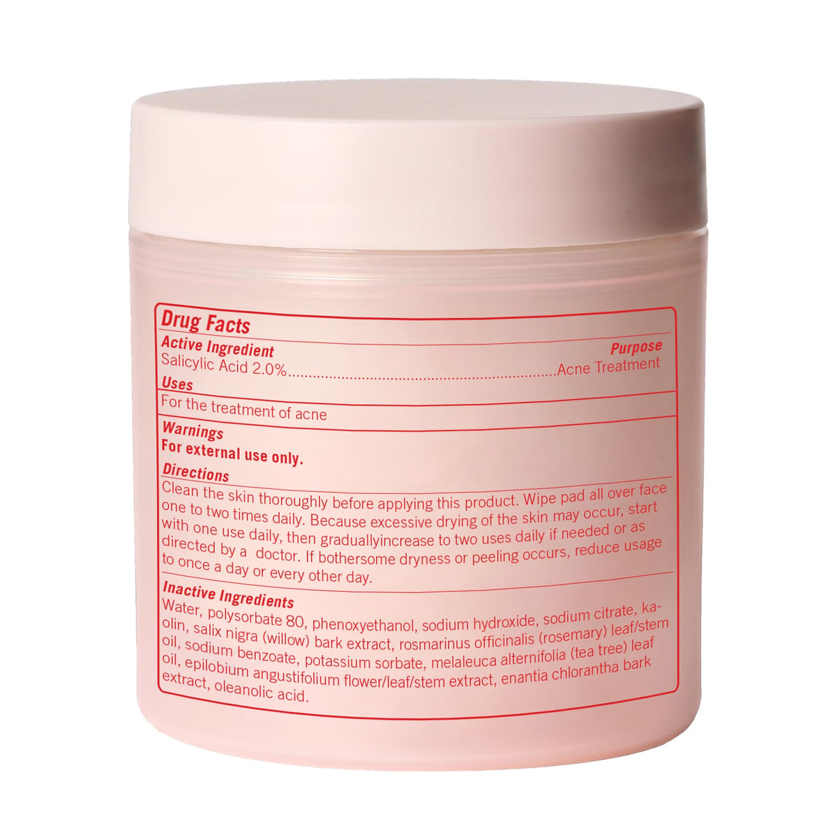 First Aid Beauty Acne Treatment Pads, 2% Salicylic Acid, 60 ct