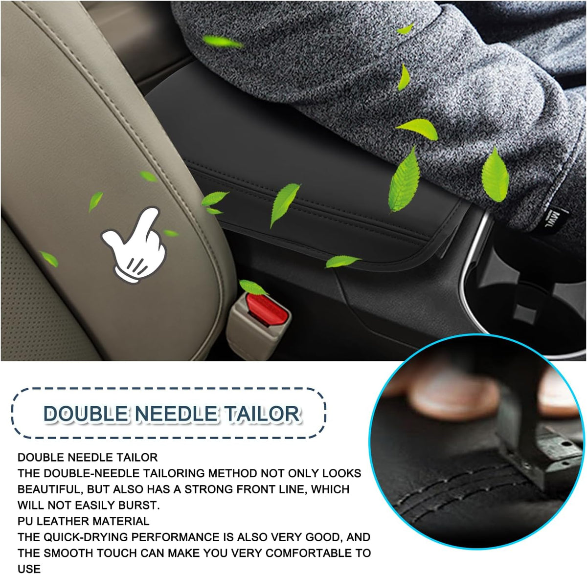 Ruiya 2025 Legacy Armrest Cover for Subaru Legacy Accessories Center Console Armrest Lid Cover Compatible with 2021 2022 2023 2024 2025 Subaru Legacy Premium/Sport/Limited/Limited XT/Touring XT