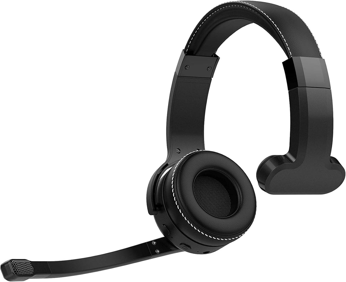 Rand McNally ClearDryve 210 Premium 2-in-1 Wireless Headset for Clear Calls with Noise Cancellation, Long Battery Life, All-Day Comfort, Black