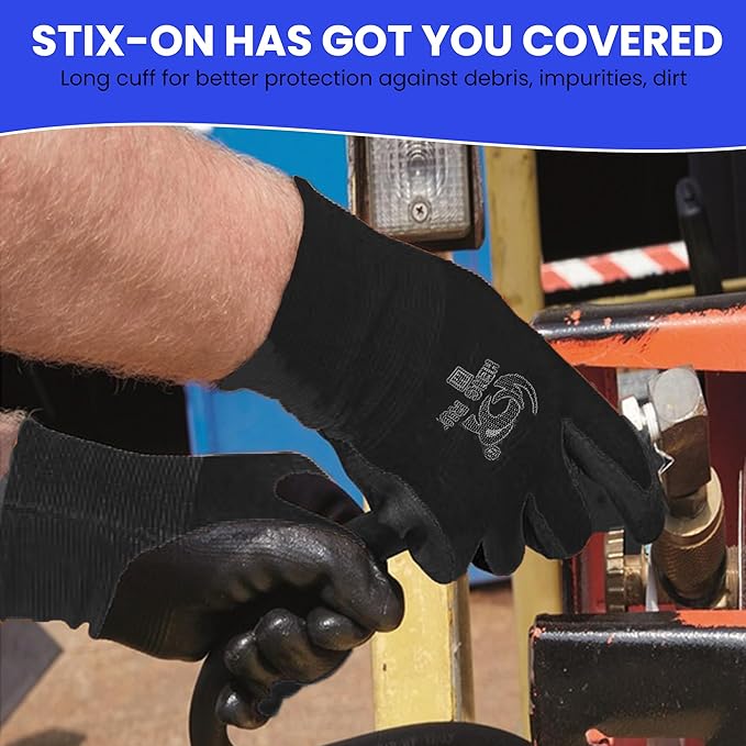10 OR 20 Pairs Work Gloves–Heavy Duty Rubber Coated Safety Work Gloves–Multipurpose Gloves