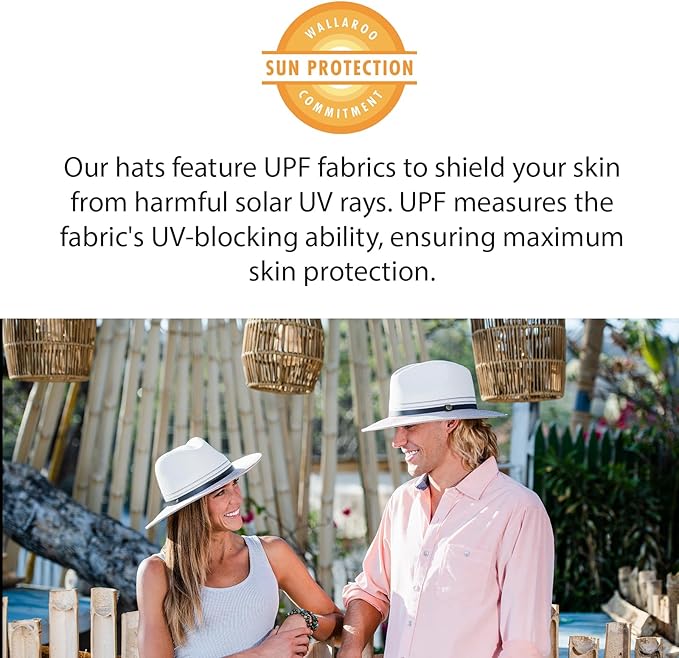 Wallaroo Hat Company Women’s Sydney Sun Hat - UPF 30+ Sun Protection, Packable, Adjustable, Medium - Beach, Travel, Wide Brim