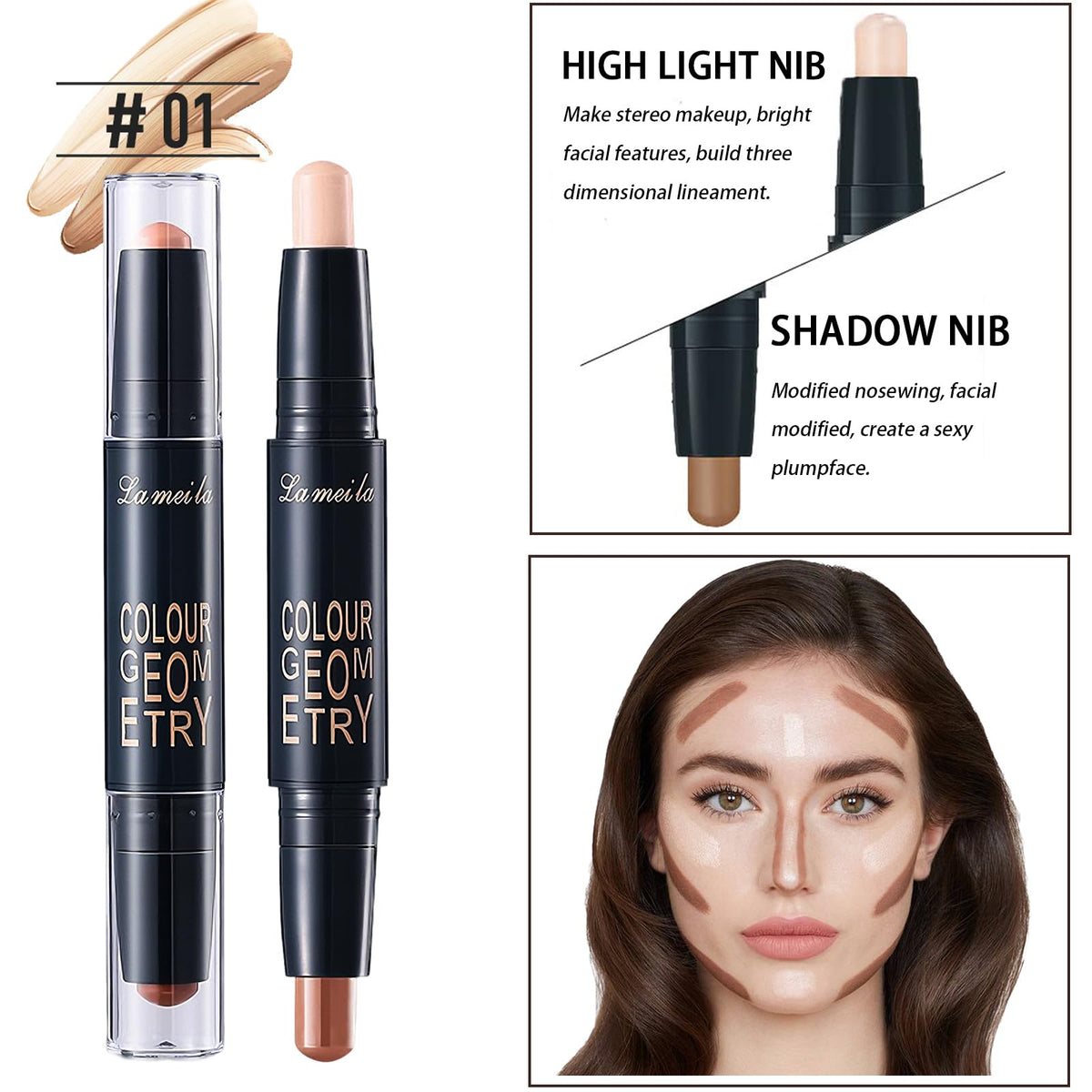 All in One Makeup Kit for Women Full Kit, Makeup Essential Bundle 12 Colors Eyeshadow Foundation Lipsticks Eyeliner Mascara Contour Powder Contour Stick Brow Pencil, Make Up Gift Set for Women & Teens