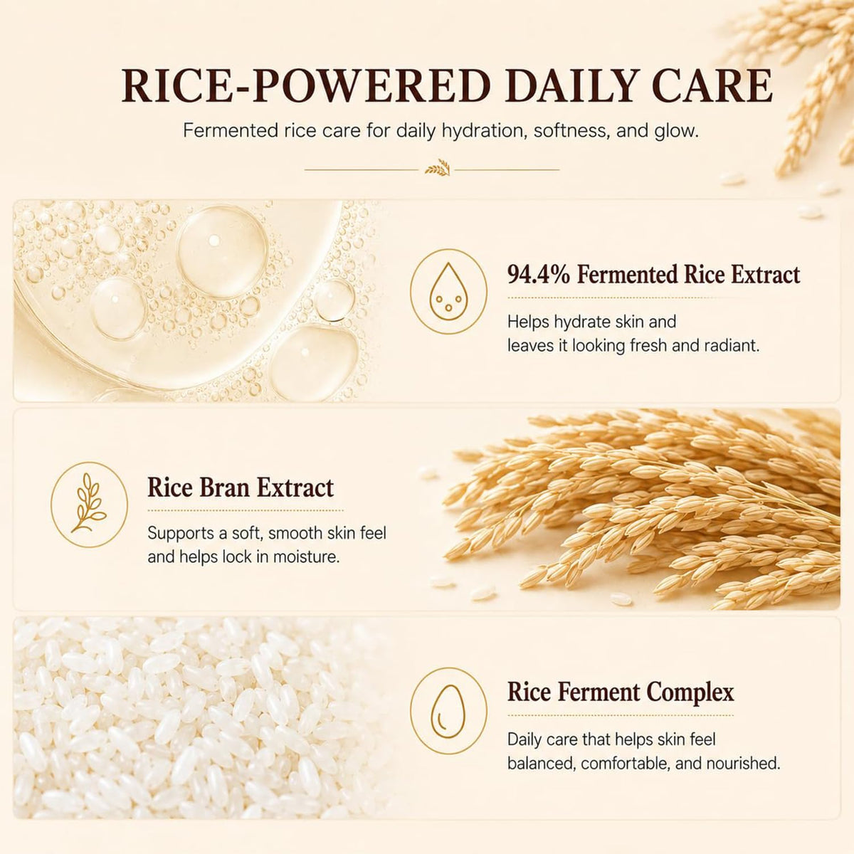 17PCS Korean Skin Care Set, Rice Skincare Set for Women, Kids Skin Care