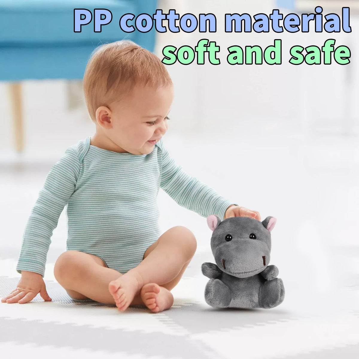 12 Pack Small Stuffed Animals Bulk,4.5 Inch Mini Plush Toys School Prize
