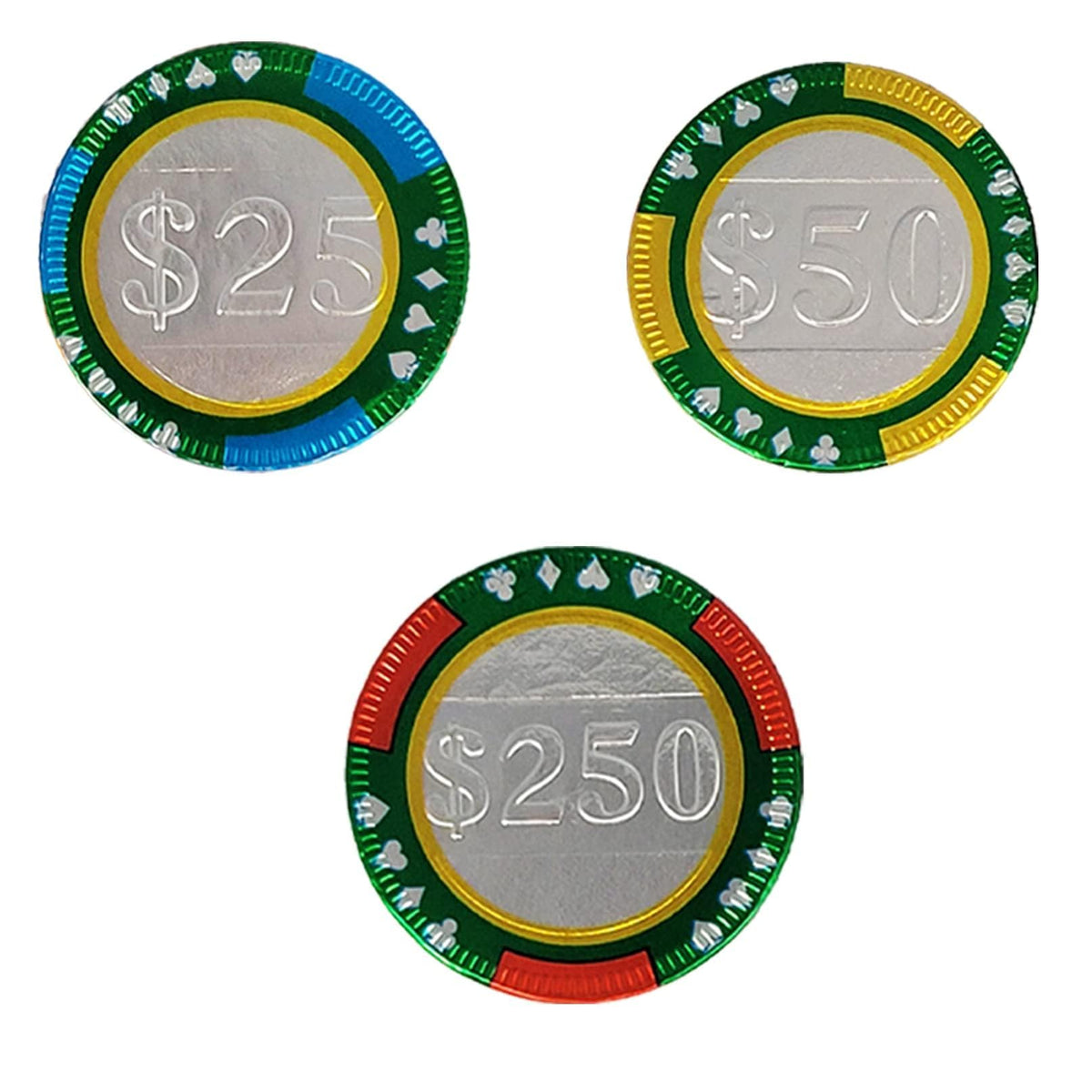 The Dreidel Company Hanukkah Gift-Set of 8 Dreidels and 25 Nut-Free Premium Belgian Chocolate Poker Gelt Coins, in Adorable Dreidel Shaped Keepsake