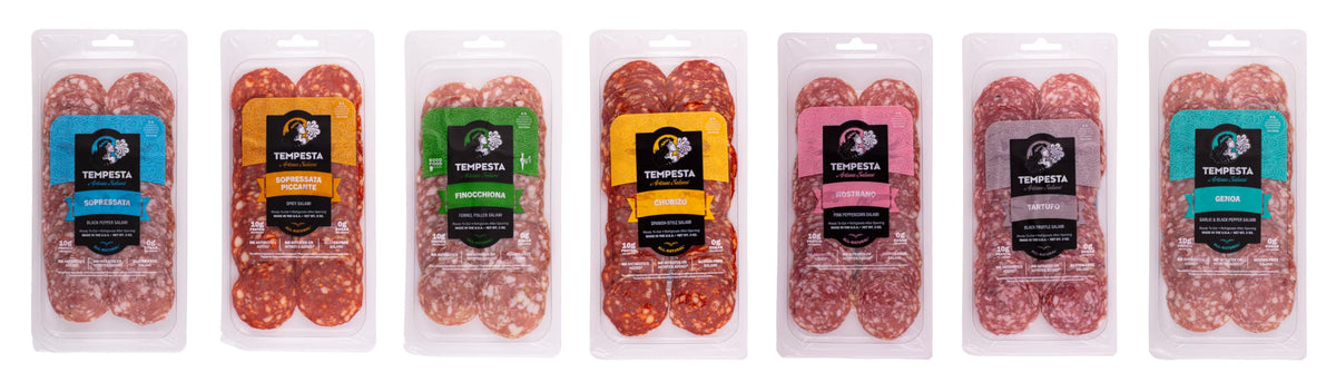 Tempesta NOSTRANO Pink Peppercorn Salami, 3 OZ (Pack of 1)