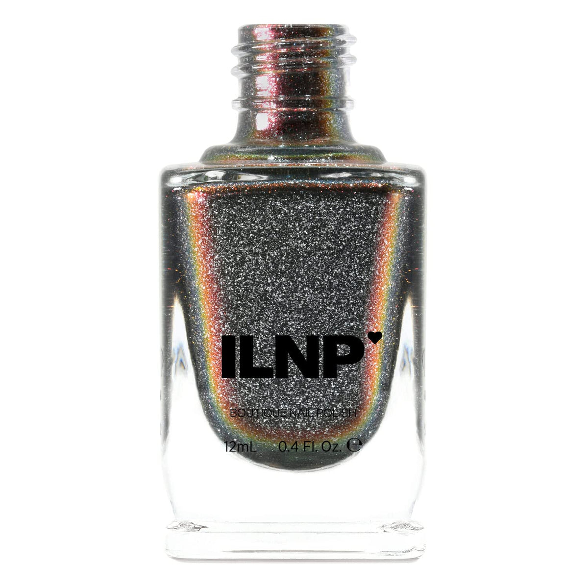 Ilnp Grand Entrance - Gunmetal Metallic Duochrome Nail Polish