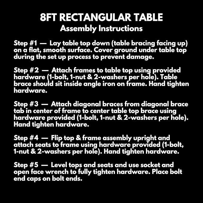 Coated Outdoor Furniture Heavy-Duty Portable ADA-Compliant Outdoor Picnic Table, Expanded Metal Patio Dining Furniture Made in America (8ft Rectangular, One-Side Handicap, Textured Sand)