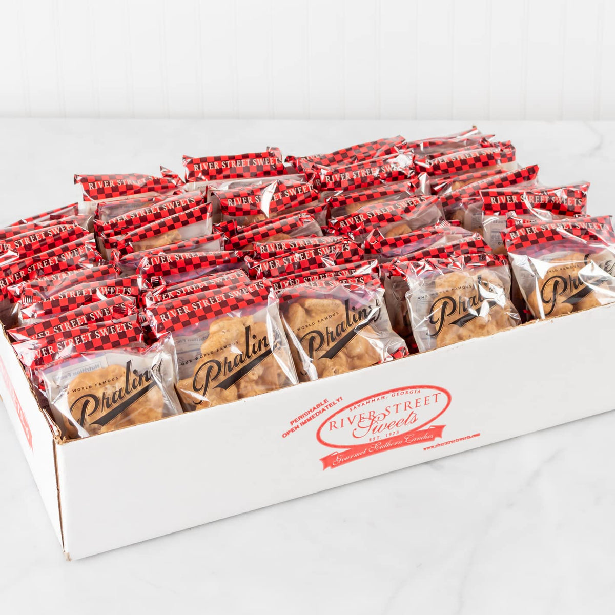 World Famous Praline Bulk Case of 100 | River Street Sweets