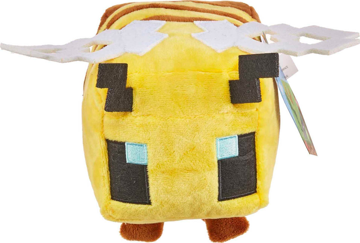 Mattel Minecraft Bee Character Plush, 8" Soft Dolls