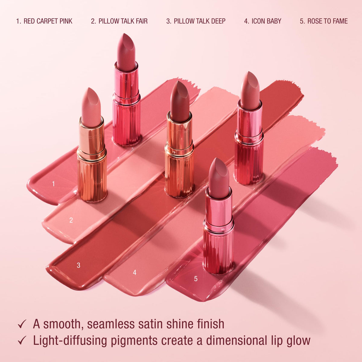 Charlotte Tilbury K.I.S.S.I.N.G Lipstick - Moisturizing & Hydrating