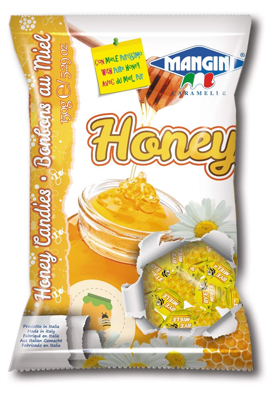 Mangini, Mangini Italian Mini Honey Candy (Bye Miele) 150g bag (5 pcs)