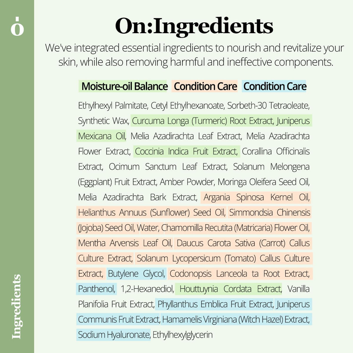 ONGREDIENTS Perfect Melting Cleansing Balm | Non-Greasy Cleansing Oil | Panthenol, Heartleaf, Makeup, Sunscreen Remover, Soothing for All Skin Types | Vegan, Korean Skin Care 100ml / 3.38 fl Oz