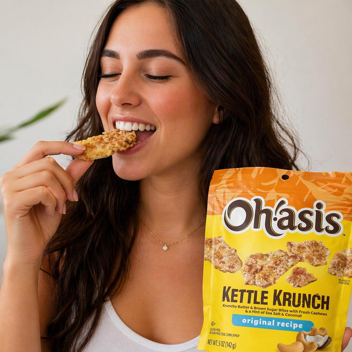 5 OZ Original Coconut Cashew Crunch, Pack of 6 Pouches
