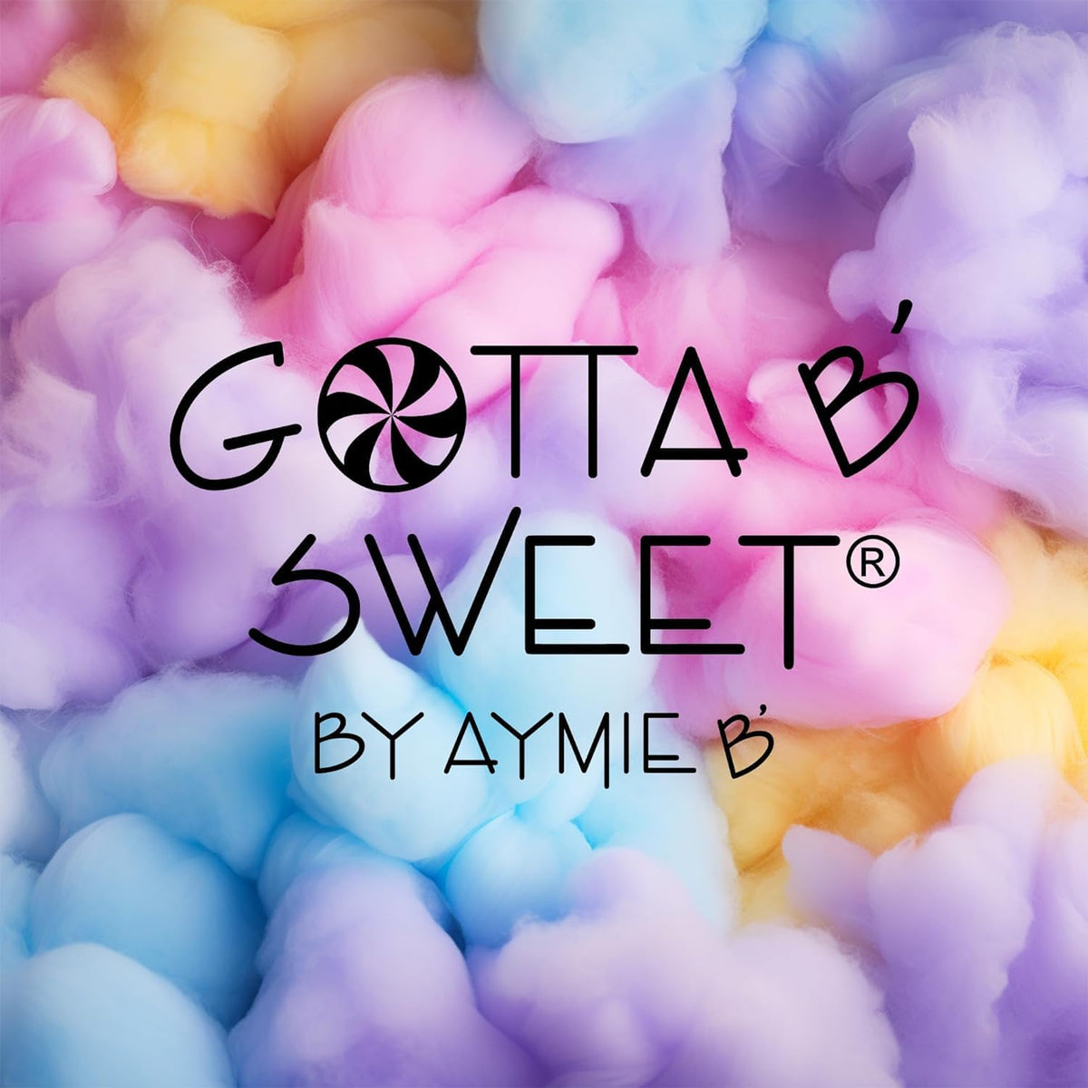 Gotta B Sweet Rainbow Cotton Candy - 2 oz (Pack of 3) - Blue Raspberry and Purple Grape Flavors - Birthday Party Treats for Kids