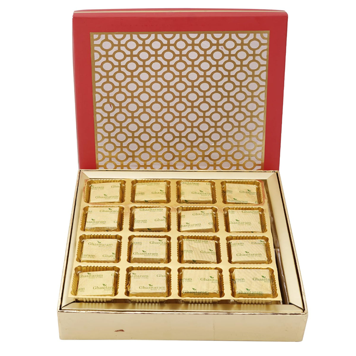 Ghasitaram Gifts Jaiccha Carving Box with 16 pcs chocolates |Gift for Diwali,Holi,Rakhi,Valentine,Christmas,Birthday,Anniversary,Her,Him|