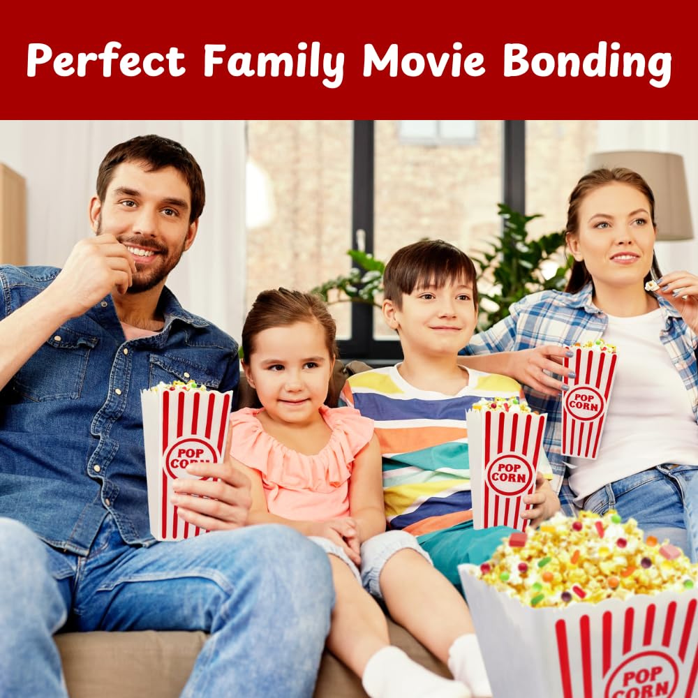 Movie Night Popcorn and Candy Gift Basket with 1 Movie Night Gift Card - Delicious Snacks and a Fun Movie Experience - Friendly Treats for the Whole