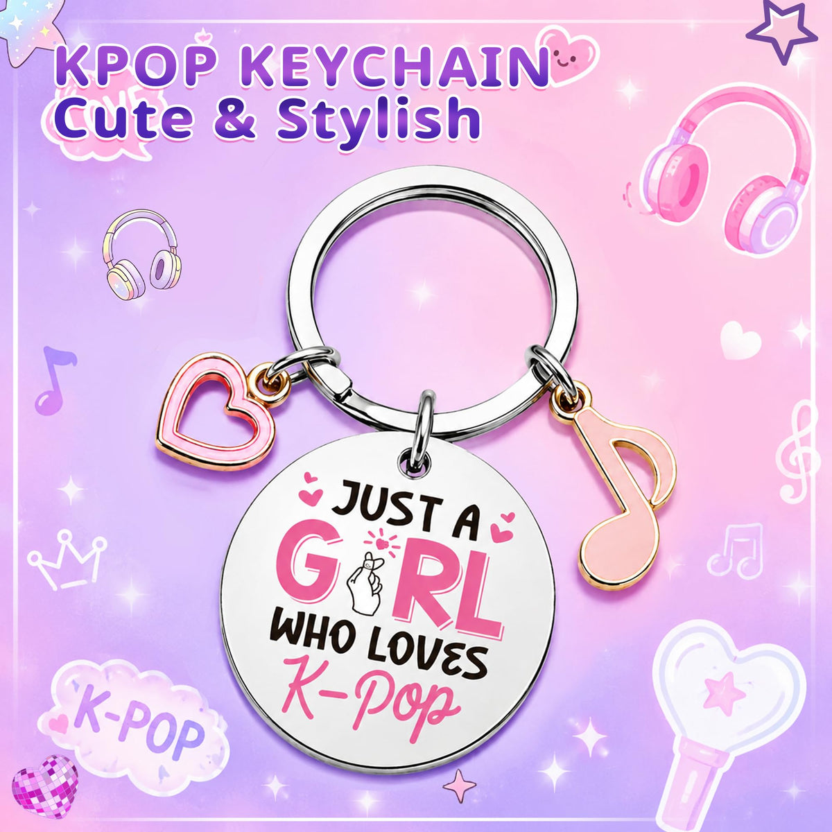 MerriBox Kpop Gifts for Girls - Stainless Steel Tumbler, Canvas Tote Bag, Socks & Keychain - Kpop Accessories Christmas Birthday Gift for Kpop Girls