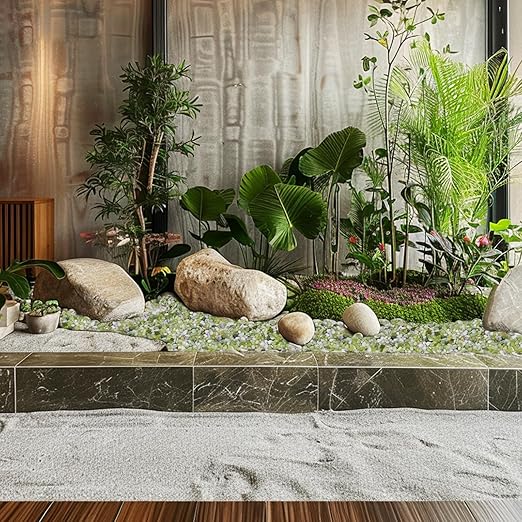 10 lbs Jade Pebbles for Indoor Plants, Decorative Pebbles for Bamboo, Vase, 3/8" Plant Gravel for Pots Indoor, Highly Polished Small River Rocks