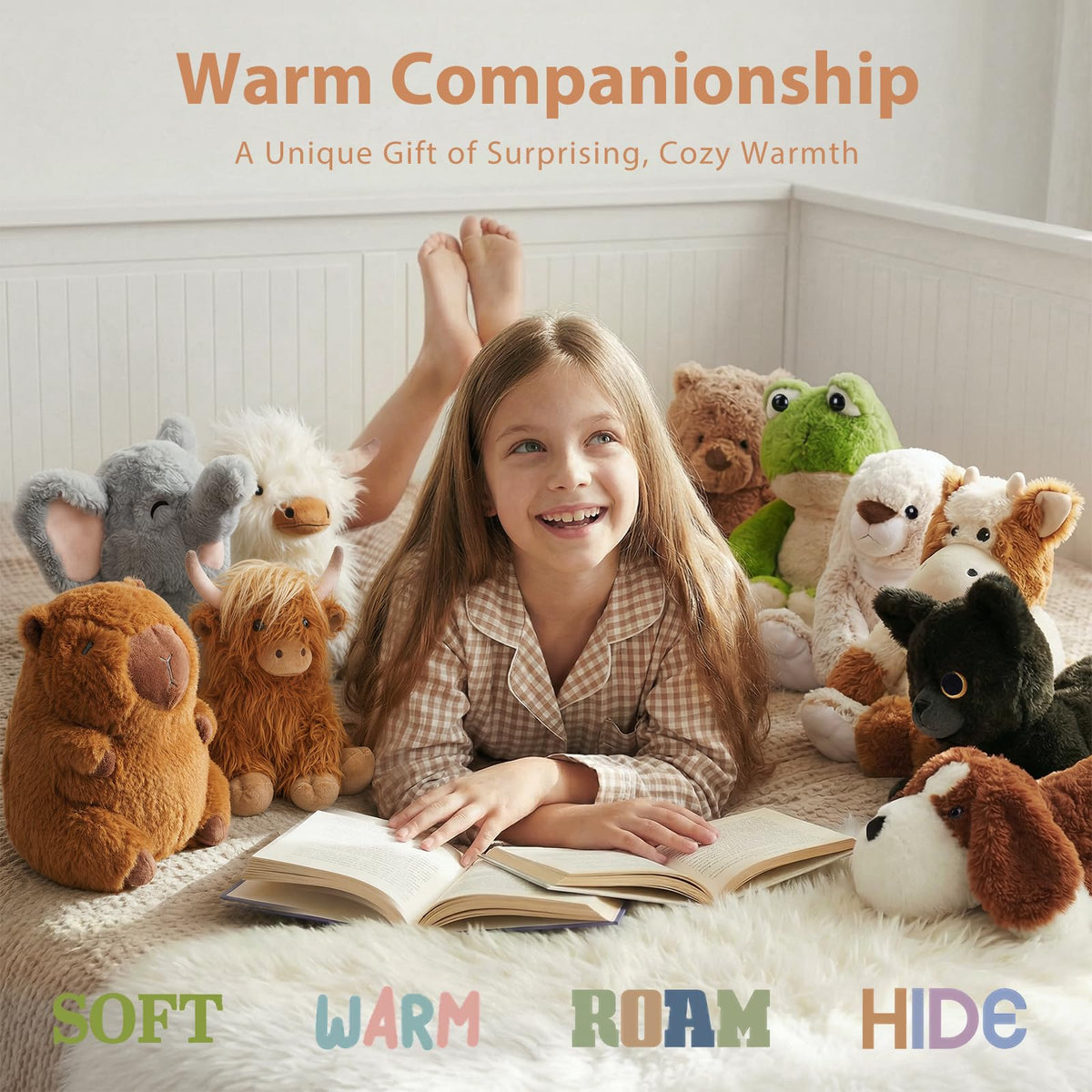 Microwavable Teddy Bear Stuffed Animals, Heatable & Coolable Plush Toys