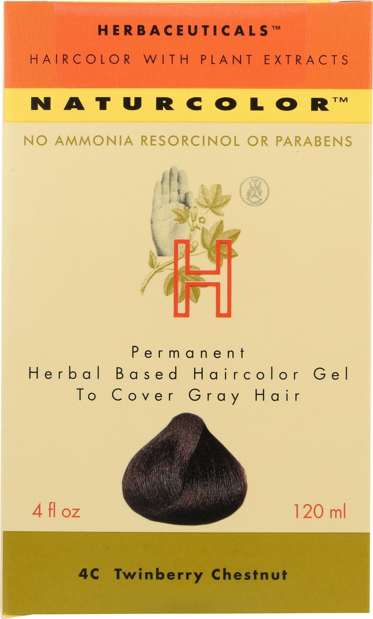 Naturcolor Haircolor Hair Dye - Twinberry Chestnut, 4 Ounce (4C)