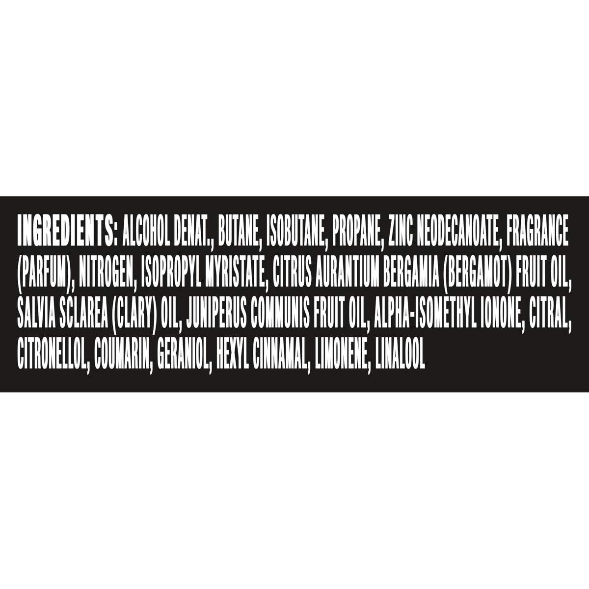 AXE Fine Fragrance Collection Body Spray Aqua Bergamot 2.9 oz