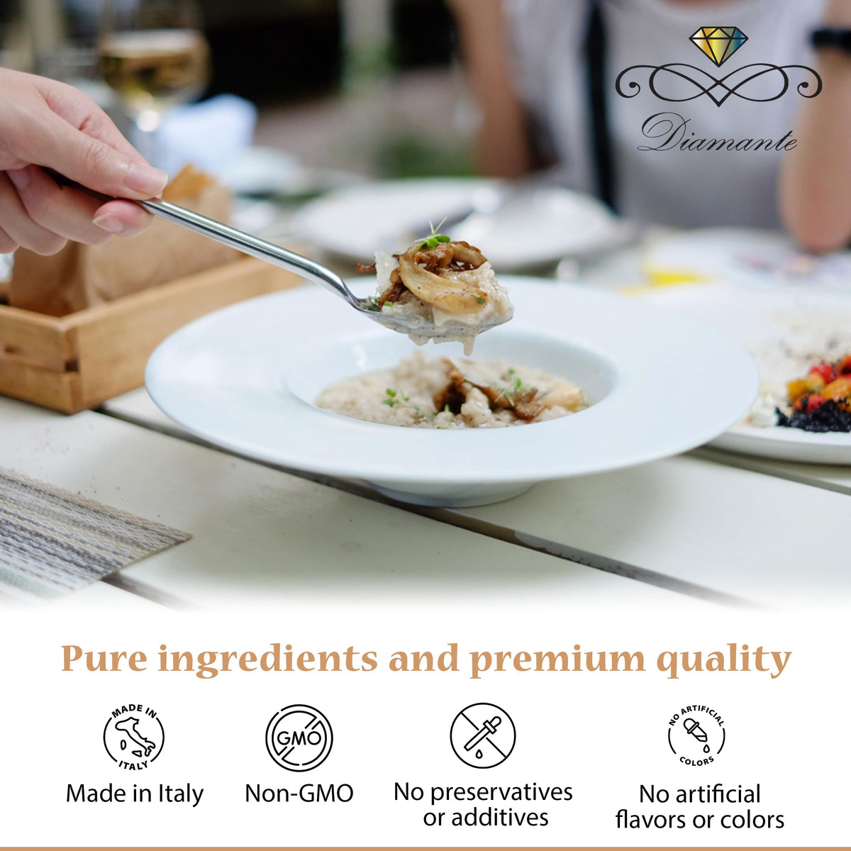 Diamante Italy Chili Truffle Sauce with White Truffles - Hot Sauce for All Cuisines - Authentic Italian Gourmet White Truffle & Mushroom Hot Sauce