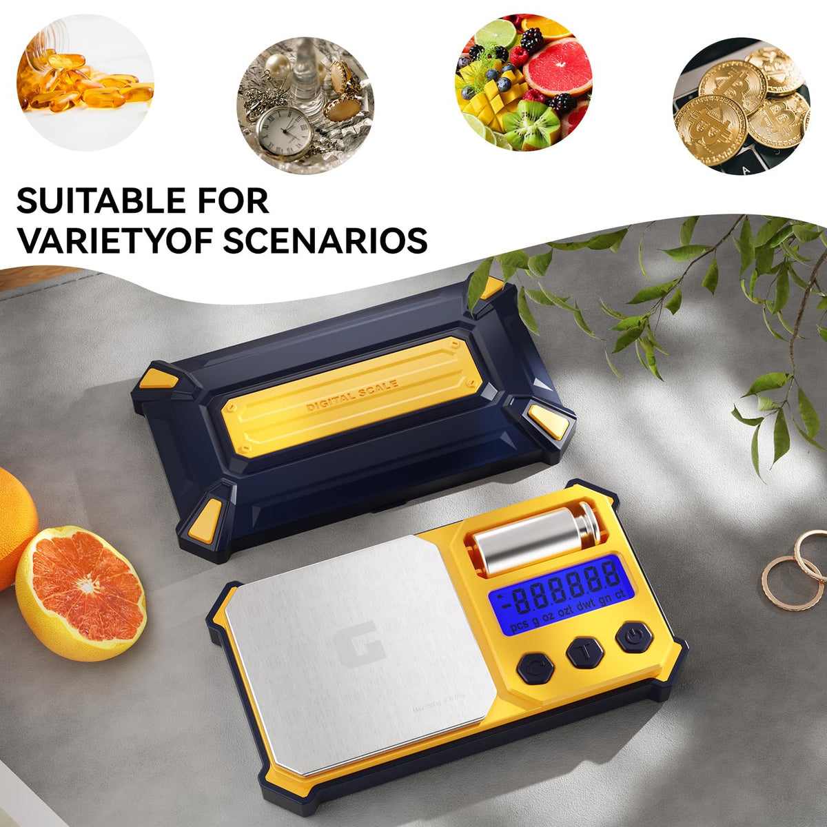GRAM PRES Digital Pocket Gram Scale 300g x 0.01g Accuracy, Small High