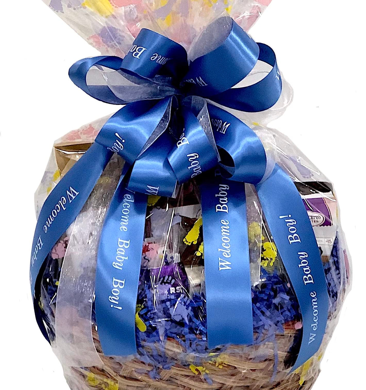 Hand-Crafted 22 Piece customizable chocolate gift basket of gourmet chocolates, cookies, and crunches. Tasty treats selected for businesses, clients