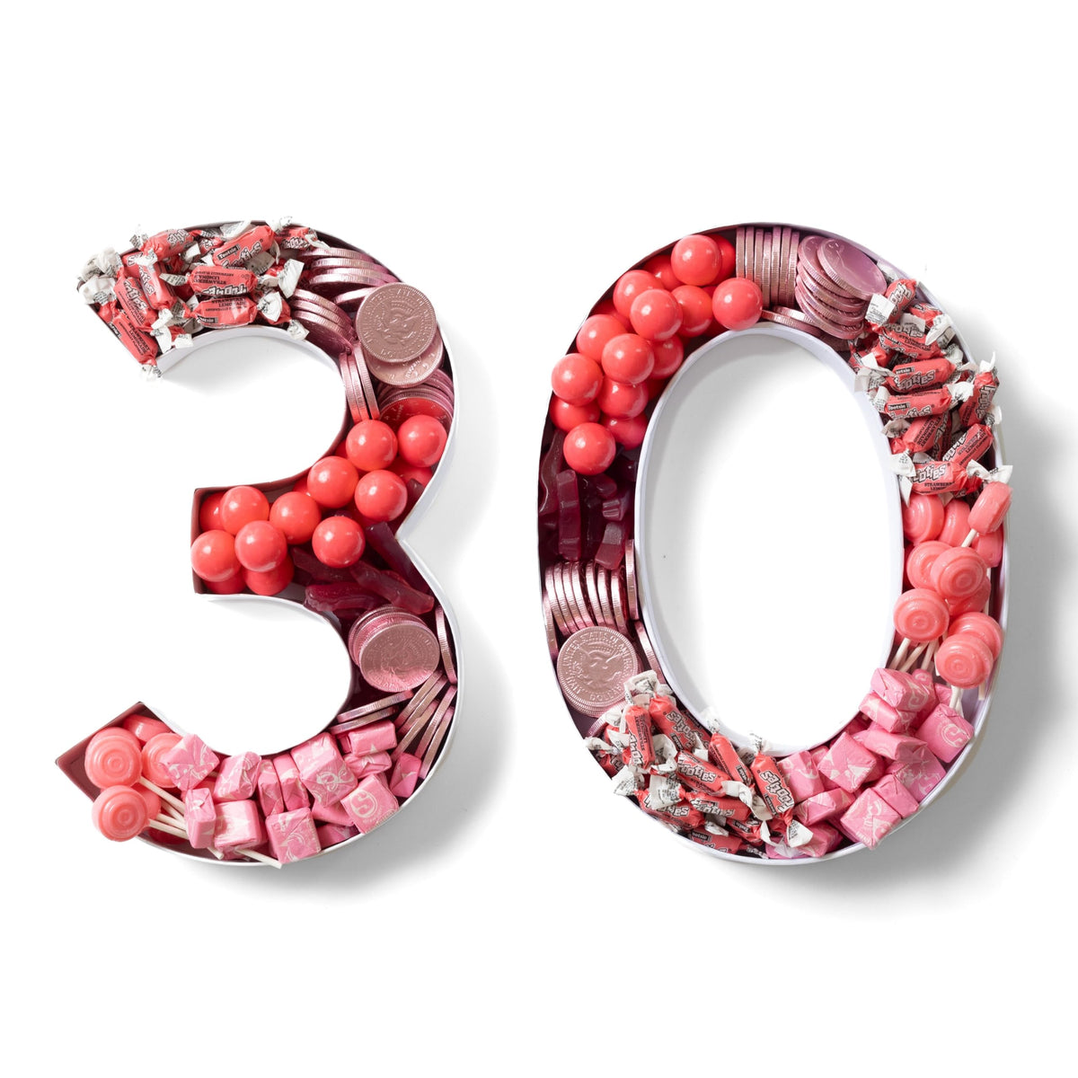Sisterly Market - Cardboard Numbers and Cardboard Letters Fillable Candy Box, Handmade Marquee Letters for Parties and Milestones, Letter F, 12" L x
