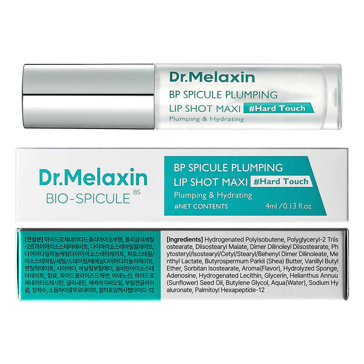 Dr.Melaxin BP Spicule Plumping Lip Shot Maxi – Microneedle Lip Plumper for Fuller Lips & Smooth Texture, Hyaluronic Acid & Peptides for Volume & Fine Line Care, Korean Lip Treatment