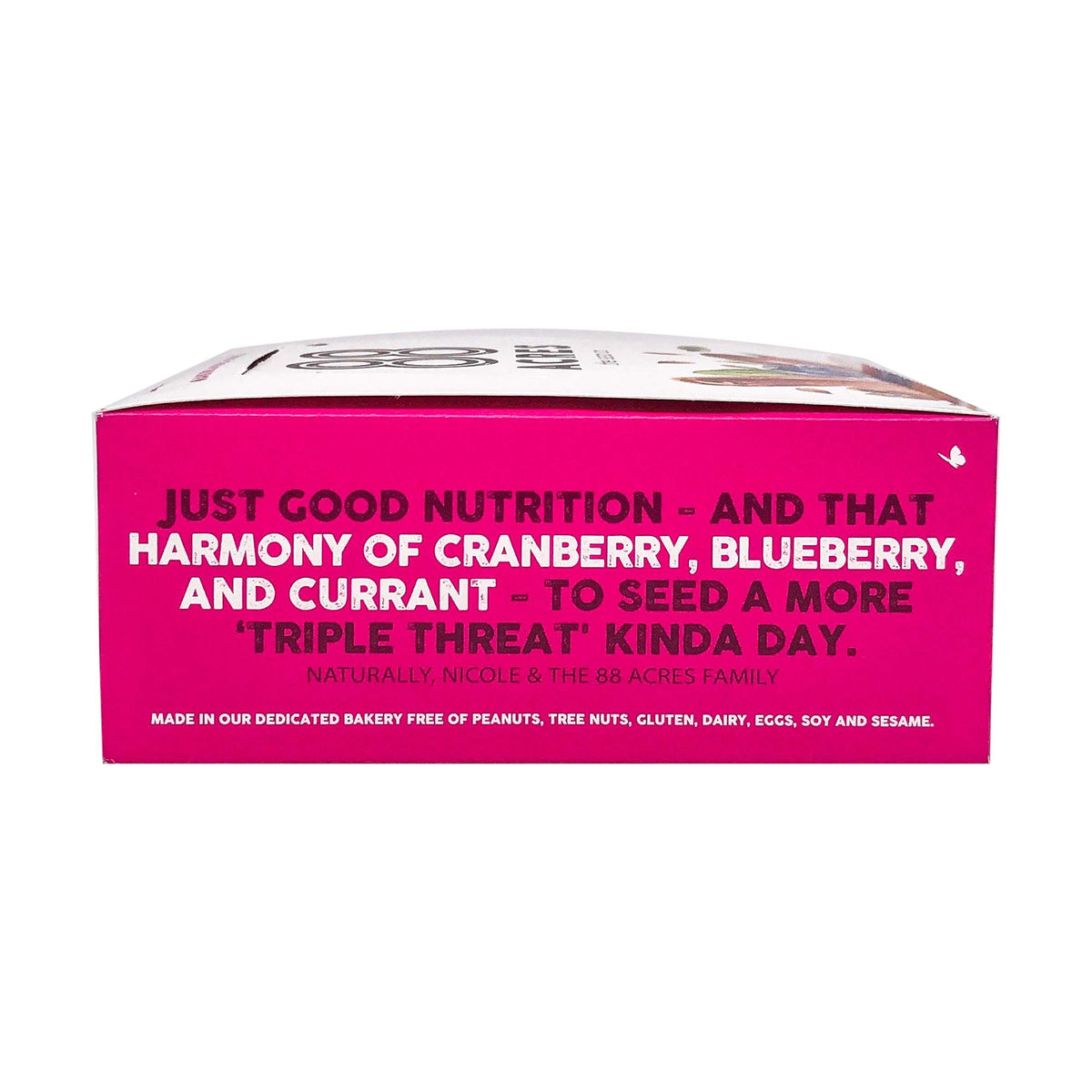 88 Acres Granola Bars – Triple Berry Crumble, 9 Count | Gluten & Nut Free, School Safe