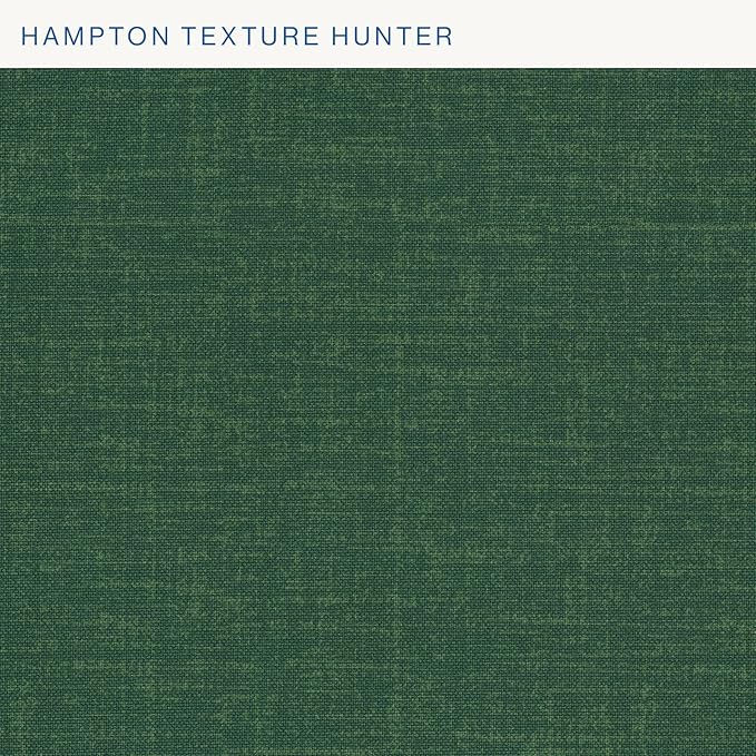 Honeycomb Outdoor Essentials Set of 2 Tufted Seat Pads, 19 x 18, Hampton Texture Hunter Dining Chair Cushions for Patio Furniture
