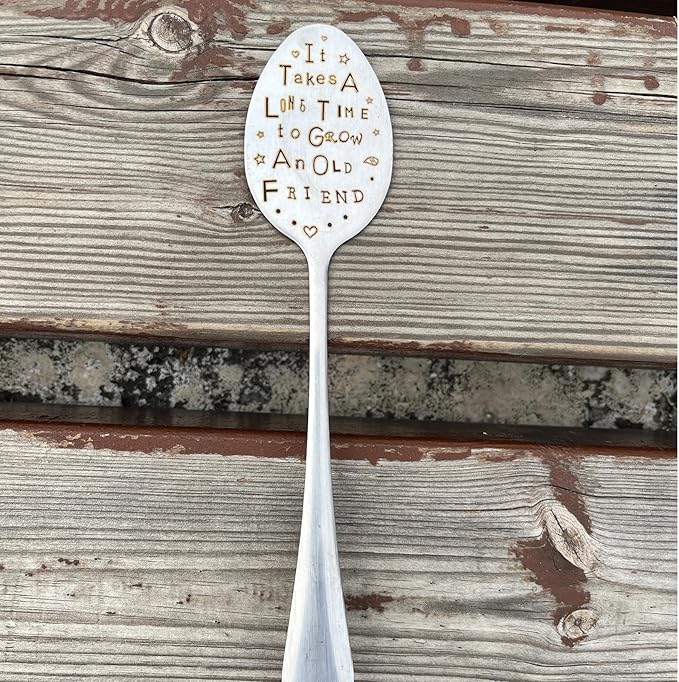 Garden Marker Friendship Gift, Garden Label Stake, Plant Marker Tag, Metal Garden Decoration Sign