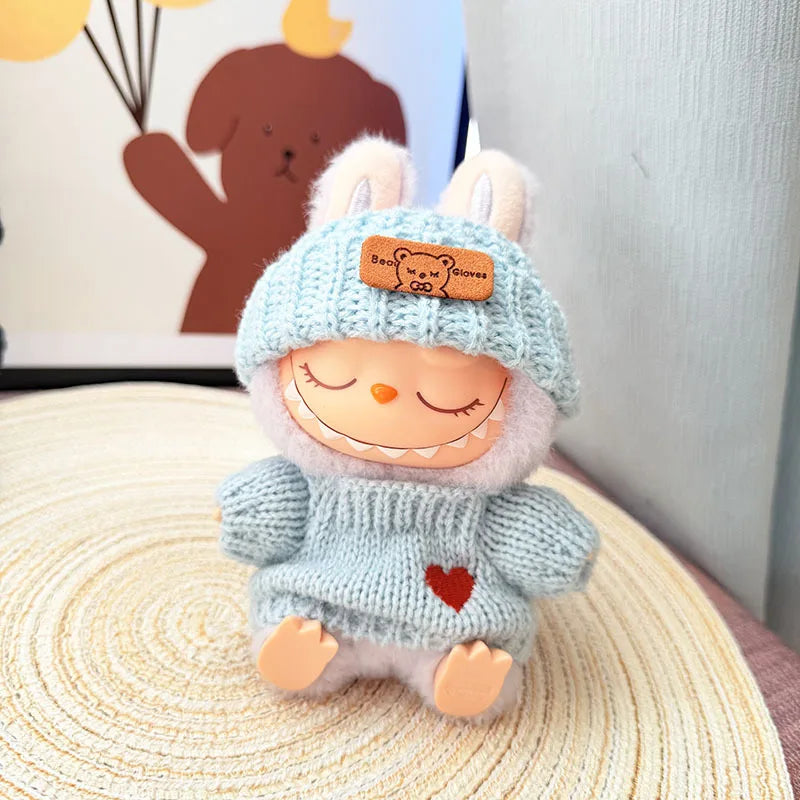 Labubu Baby Sweater Dress Set