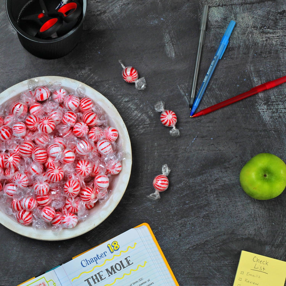 Peppermint Candy Balls – 5 lb Bulk, Red & White Striped Mints | A Great Surprise