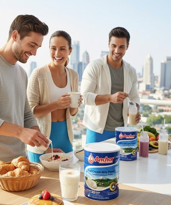 Anchor Full Cream Milk Powder 900g Tin - Aiva | Premium Dairy Powder