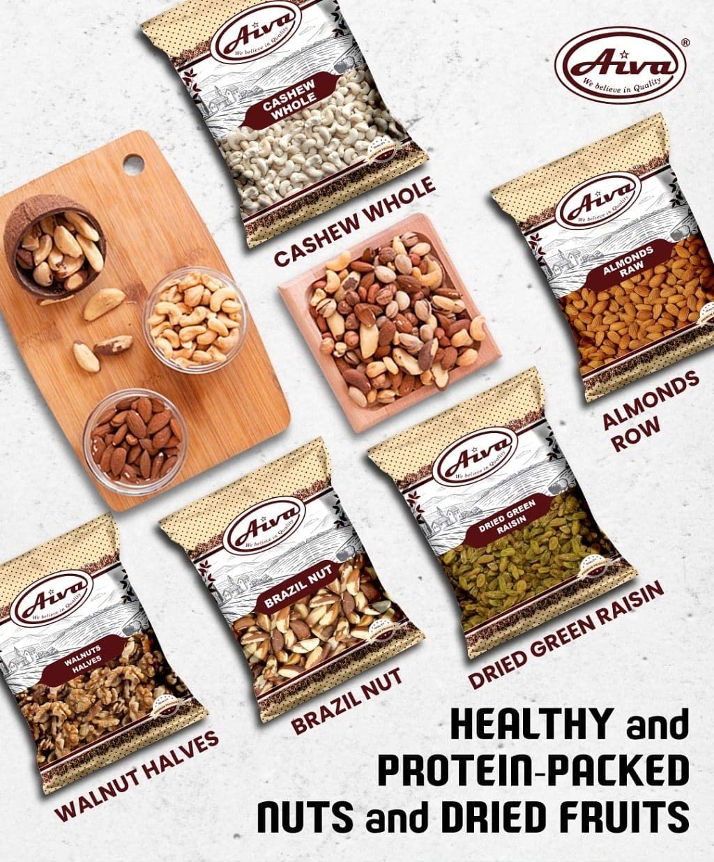 Aiva Raw Spanish Peanuts (10 lb Bulk) – Whole Unsalted Nuts for Snacking, Cooking & Baking | Product of USA