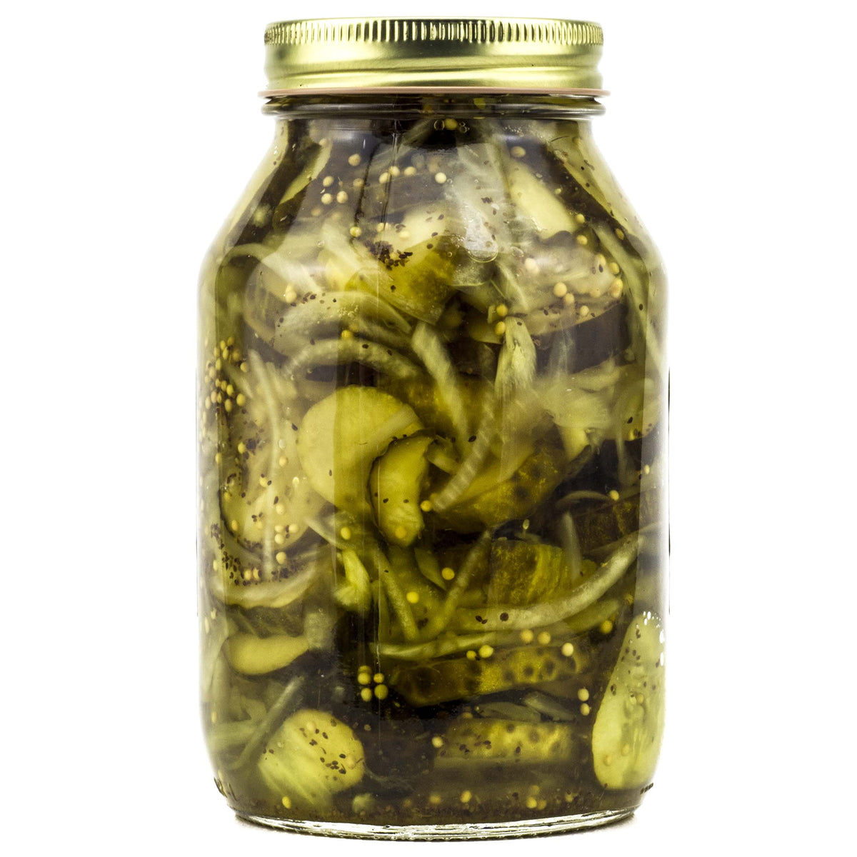 Amish Wedding Bread N Butter Pickles – All Natural 32 oz (Pack of 2)