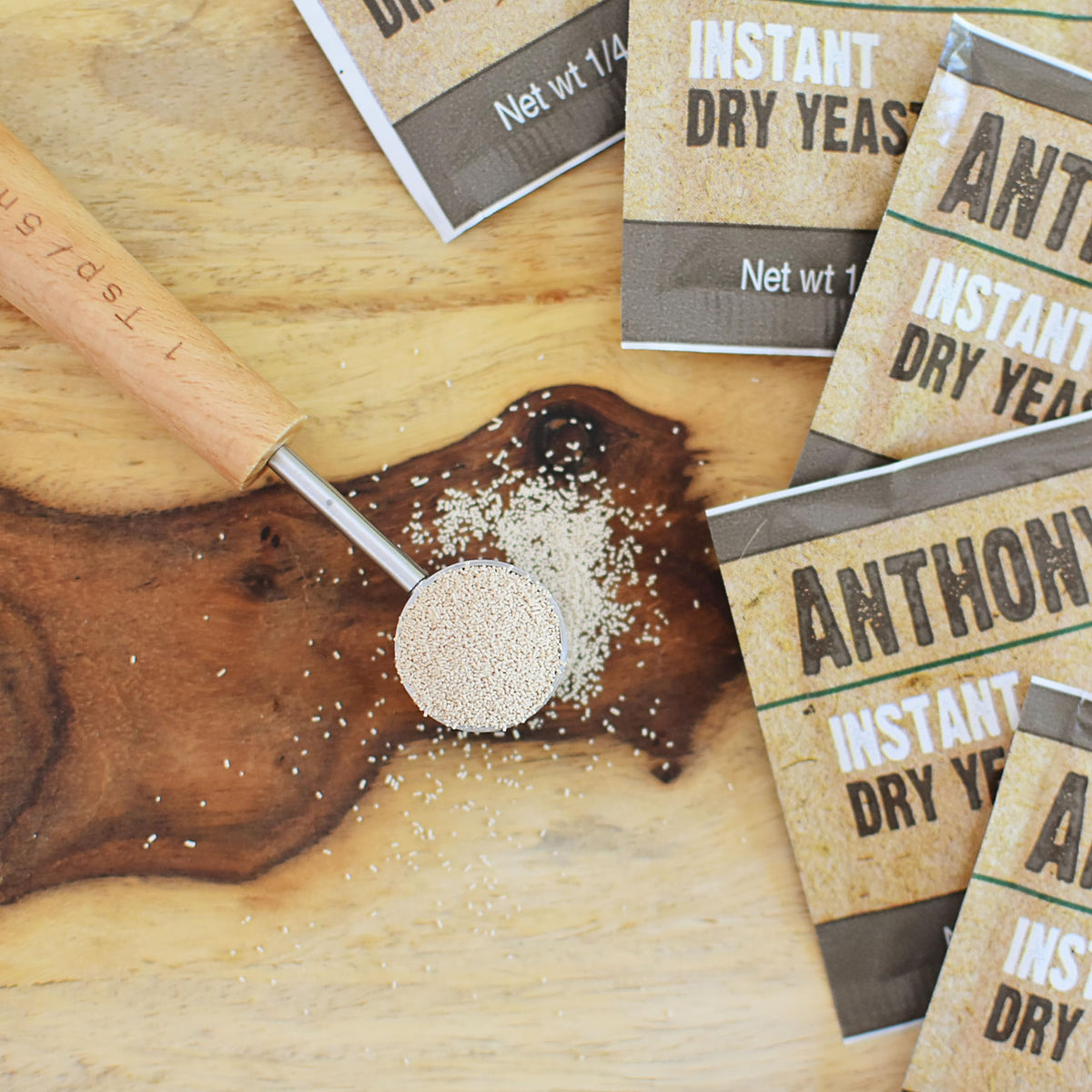 Anthony's Instant Dry Yeast Packets – 42-Count, Gluten Free & No Proofing