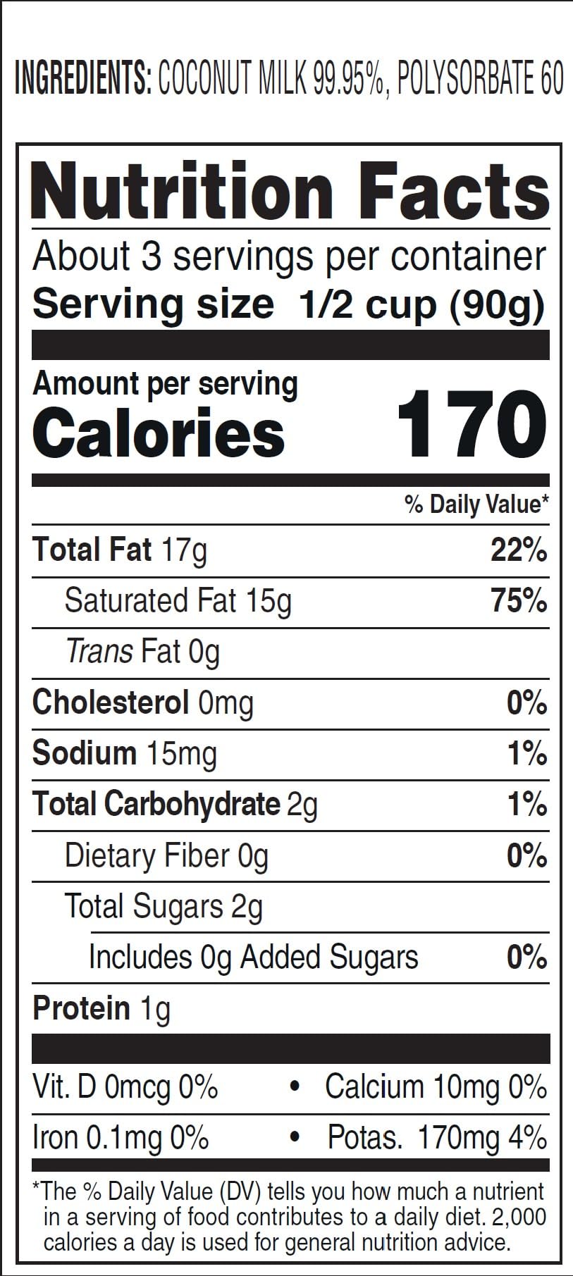 Aroy-D Coconut Milk 8.5 Fl Oz (Pack of 12) – 100% Original Thai Coconut Milk