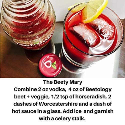 Beetology Organic Beet & Veggie Juice 8.45oz (6 Pack) | 100% Cold Pressed