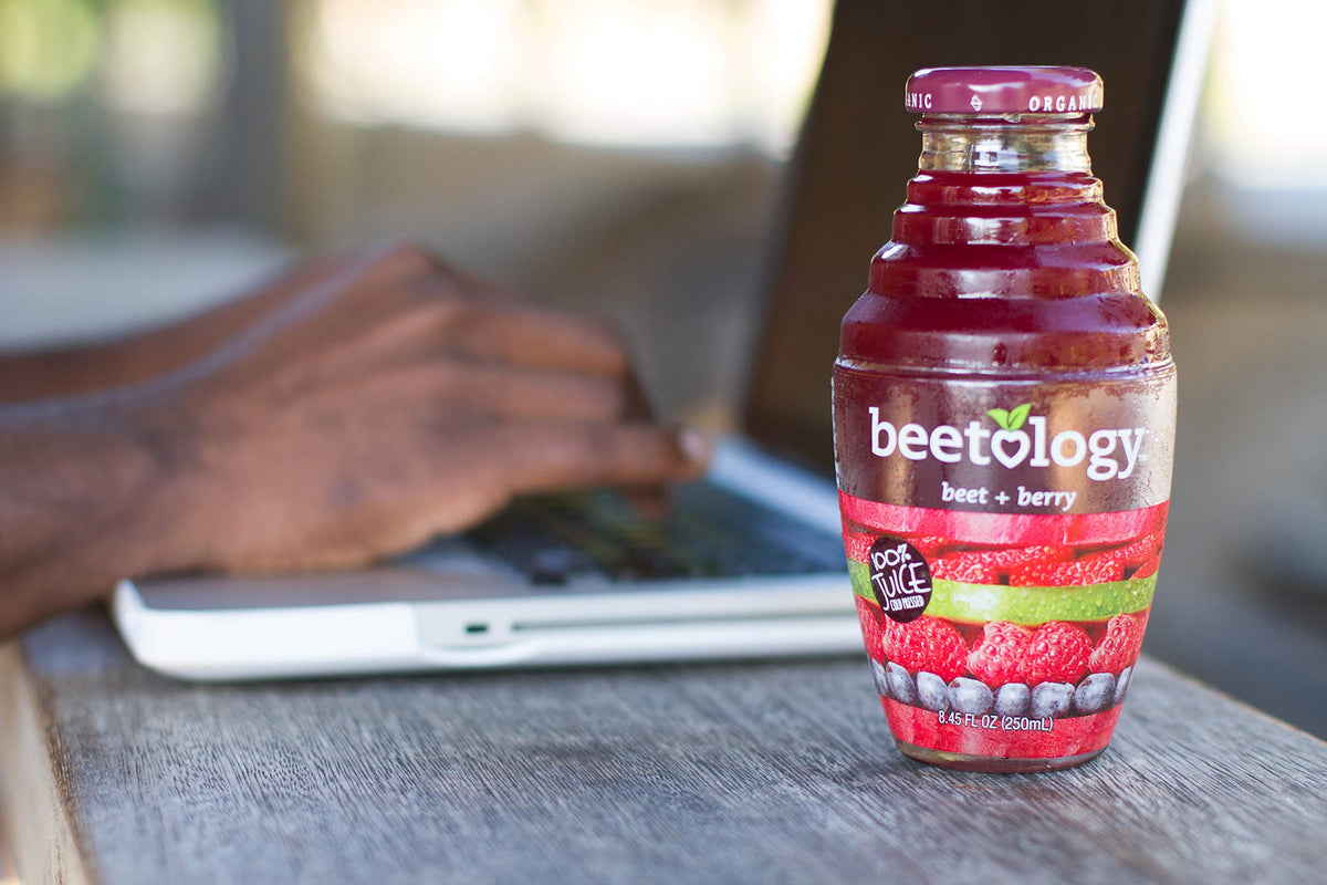 Beetology Organic Beet & Berry Juice — 8.45oz, 6 Pack, Cold-Pressed