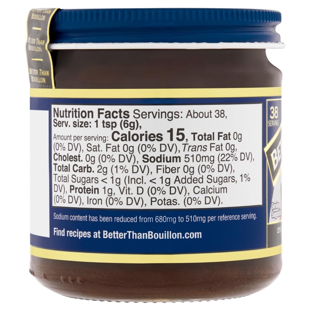 Better Than Bouillon Reduced Sodium Base Variety Pack – 3 Jars (Chicken, Beef, Vegetable)