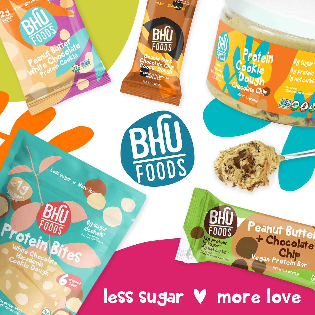 Bhu Fit Keto Bites – Best Sellers Variety Pack (3 Pack): Double Dark Chocolate, Chocolate Chip & White Chocolate Macadamia