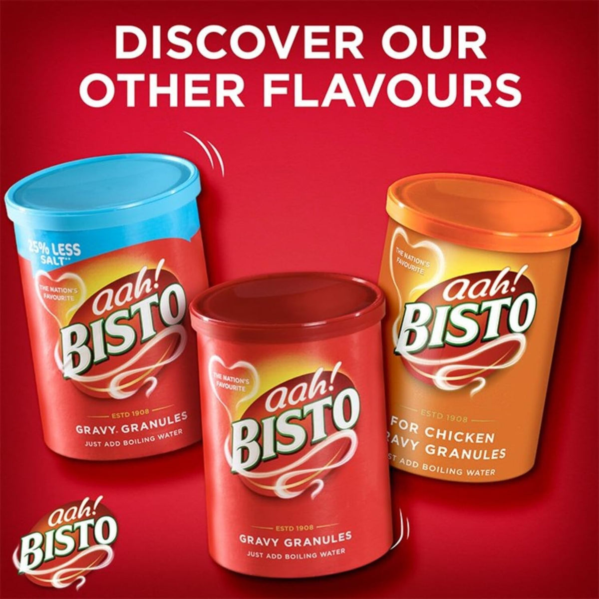Bisto Gravy Granules – Beef & Chicken Flavors, UK Imported, 170g (Pack of 3 Beef) | Smooth, Quick Gravy