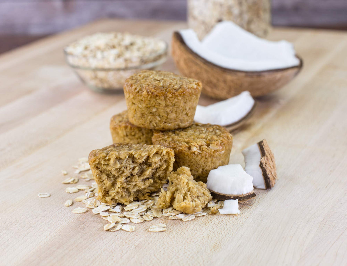 Bobo's Coconut Oat Bites - Simple Ingredients, Gluten Free, Plant Based, Non-GMO (30 ct)