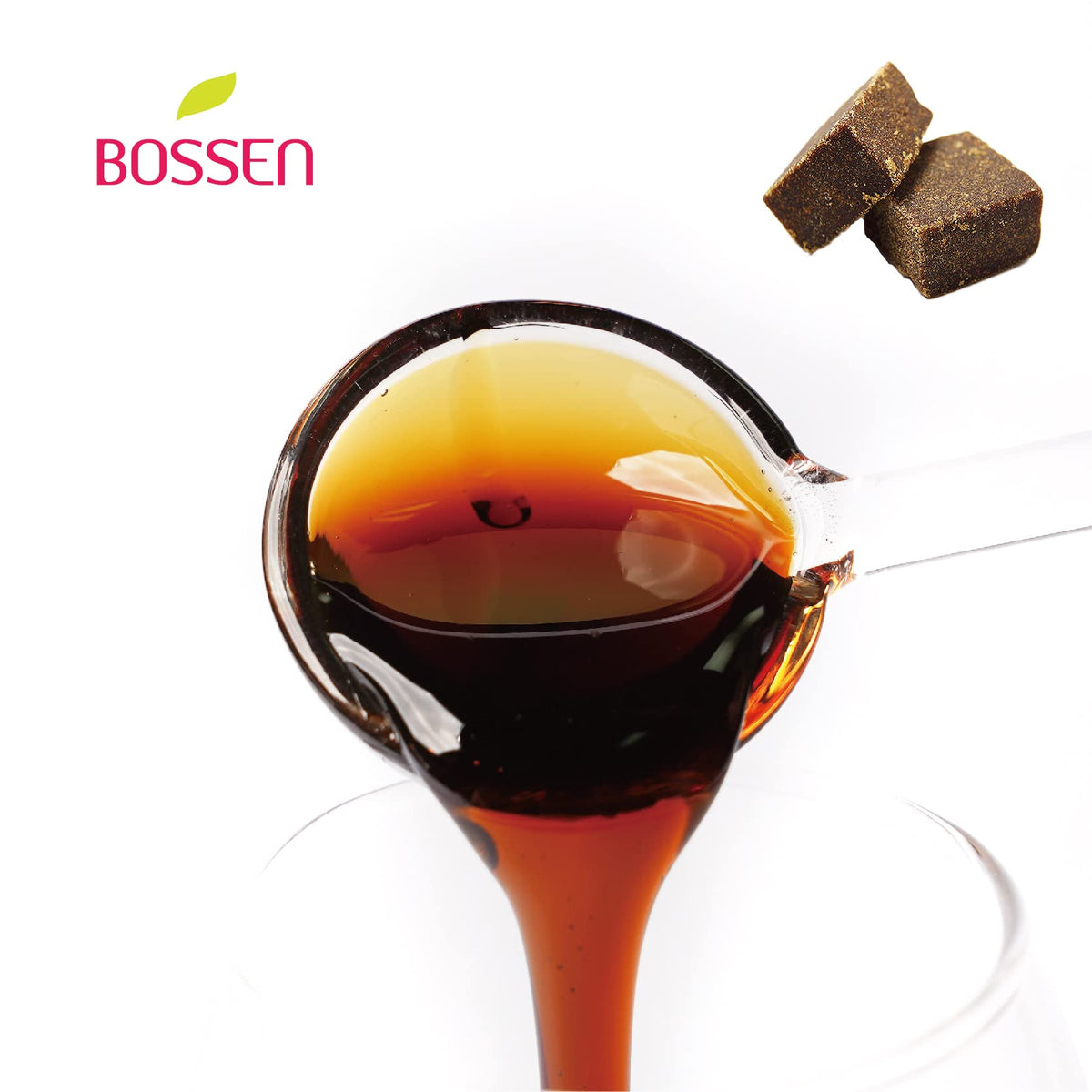 Bossen Concentrated Black Sugar Syrup 5.5 lb – Rich Caramel Flavor for Drinks